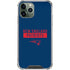 NFL New England Patriots Blue Performance Series iPhone 12 Pro Clear Case
