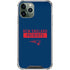 NFL New England Patriots Blue Performance Series iPhone 12 Pro Max Clear Case