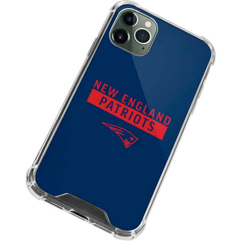 NFL New England Patriots Blue Performance Series iPhone 12 Pro Max Clear Case