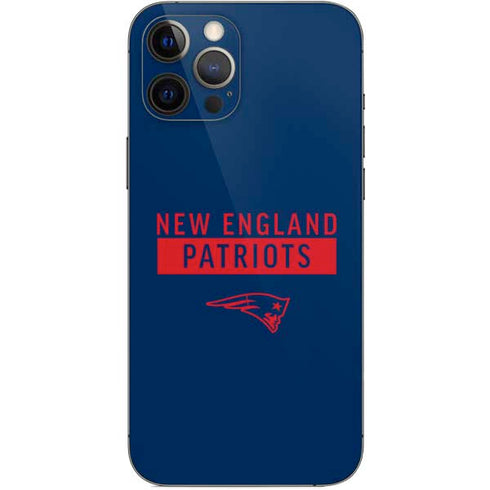 NFL New England Patriots Blue Performance Series iPhone 12 Pro Max Skin
