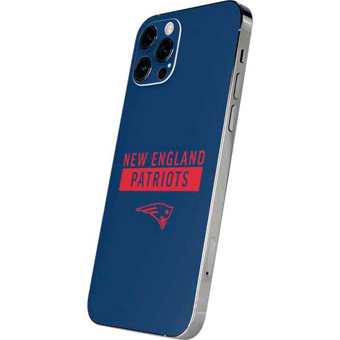 NFL New England Patriots Blue Performance Series iPhone 12 Pro Max Skin