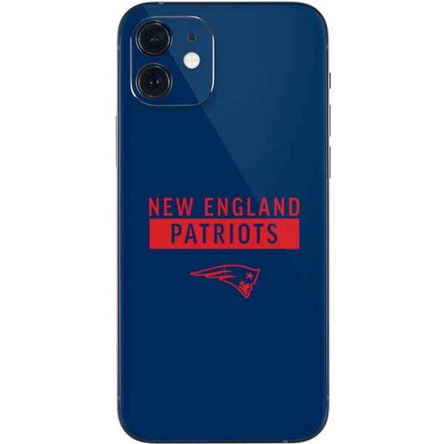 NFL New England Patriots Blue Performance Series iPhone 12 Skin