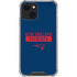 NFL New England Patriots Blue Performance Series iPhone 13 Clear Case