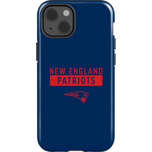 NFL New England Patriots Blue Performance Series iPhone 13 Impact Case
