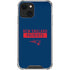 NFL New England Patriots Blue Performance Series iPhone 13 Mini Clear Case