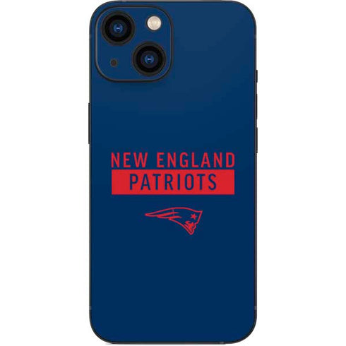 NFL New England Patriots Blue Performance Series iPhone 13 Mini Skin