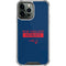 NFL New England Patriots Blue Performance Series iPhone 13 Pro Max Clear Case