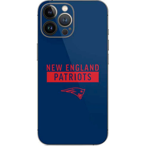 NFL New England Patriots Blue Performance Series iPhone 13 Pro Max Skin