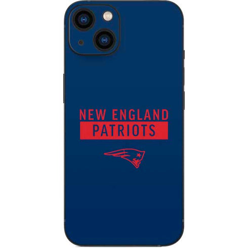 NFL New England Patriots Blue Performance Series iPhone 13 Skin