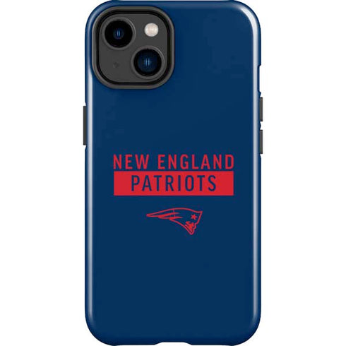 NFL New England Patriots Blue Performance Series iPhone 14 Plus Impact Case