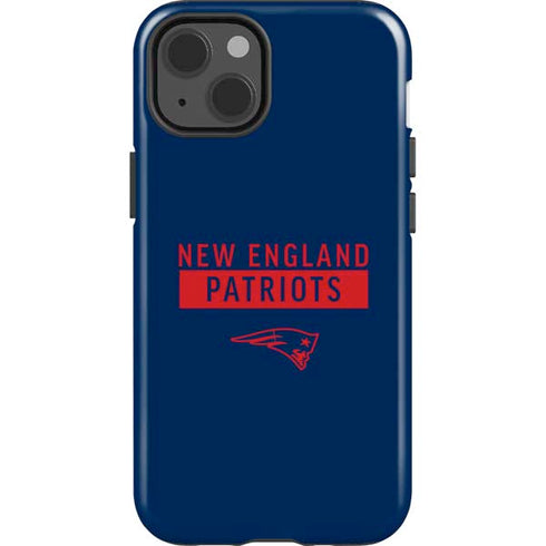 NFL New England Patriots Blue Performance Series iPhone 15 Impact Case