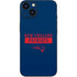 NFL New England Patriots Blue Performance Series iPhone 15 Plus Skin