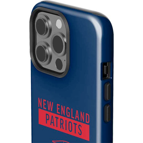 NFL New England Patriots Blue Performance Series iPhone 15 Pro Impact Case