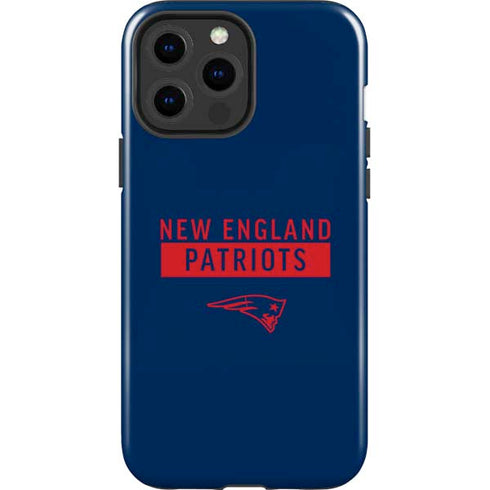 NFL New England Patriots Blue Performance Series iPhone 15 Pro Max Impact Case