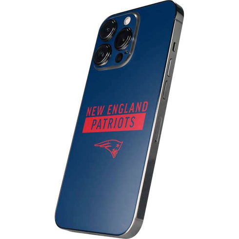 NFL New England Patriots Blue Performance Series iPhone 15 Pro Skin