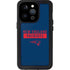 NFL New England Patriots Blue Performance Series iPhone 14 Pro Waterproof Case