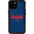 NFL New England Patriots Blue Performance Series iPhone 15 Plus Waterproof Case
