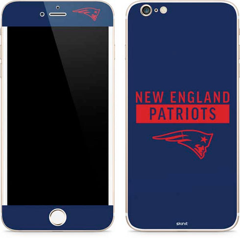 NFL New England Patriots Blue Performance Series iPhone 6/6s Plus Skin
