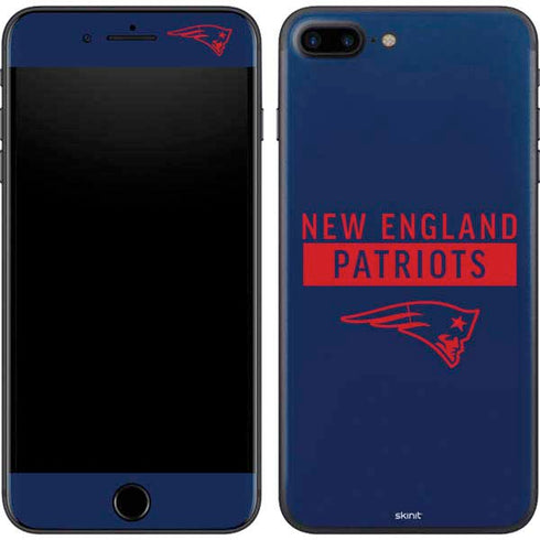 NFL New England Patriots Blue Performance Series iPhone 8 Plus Skin