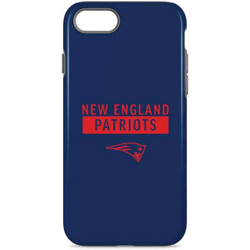 NFL New England Patriots Blue Performance Series iPhone 8 Pro Case