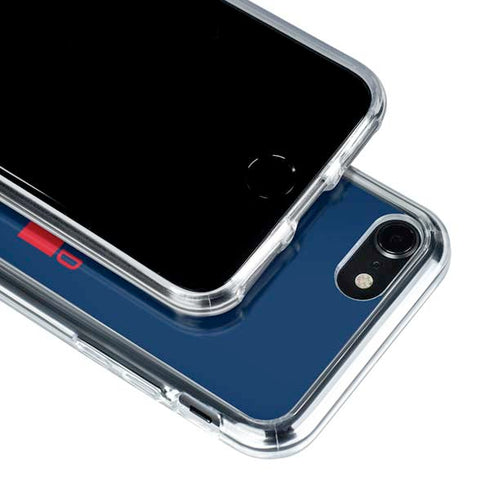 NFL New England Patriots Blue Performance Series iPhone SE (2nd & 3rd Gen) Clear Case