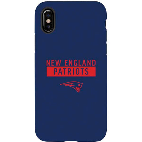 NFL New England Patriots Blue Performance Series iPhone X Pro Case