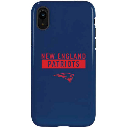 NFL New England Patriots Blue Performance Series iPhone XR Pro Case