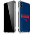 NFL New England Patriots Blue Performance Series iPhone XS Max Clear Case