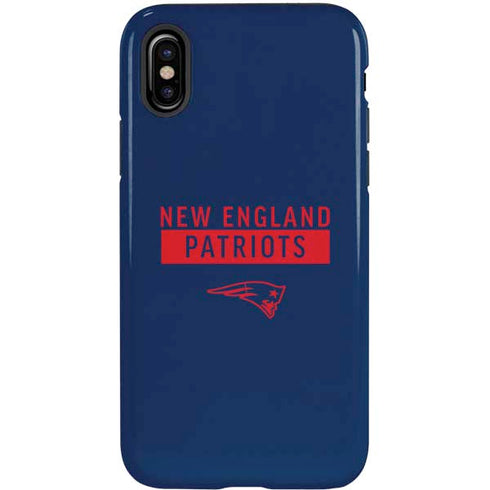 NFL New England Patriots Blue Performance Series iPhone XS Pro Case