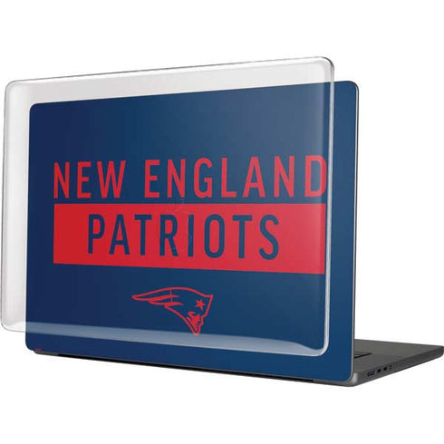NFL New England Patriots Blue Performance Series MacBook Pro 16in (2021-25) Case plus Skin