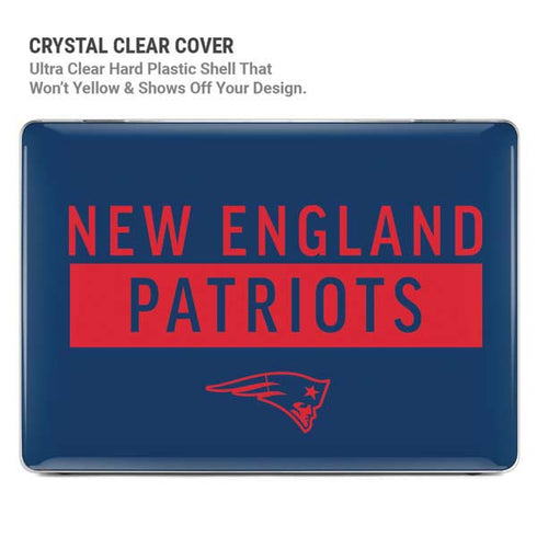 NFL New England Patriots Blue Performance Series MacBook Pro 16in (2021-25) Case plus Skin