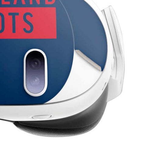 NFL New England Patriots Blue Performance Series Meta Quest 3 Skin