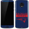 NFL New England Patriots Blue Performance Series Moto G6 Skin