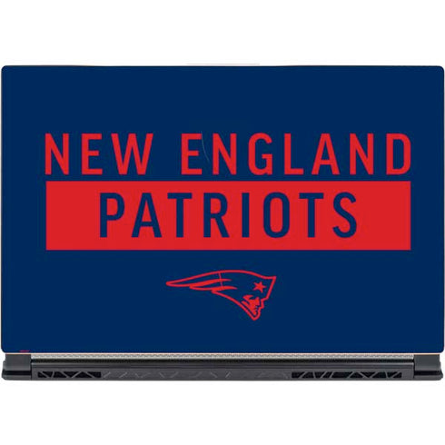 NFL New England Patriots Blue Performance Series MSI GS65 Stealth Laptop Skin
