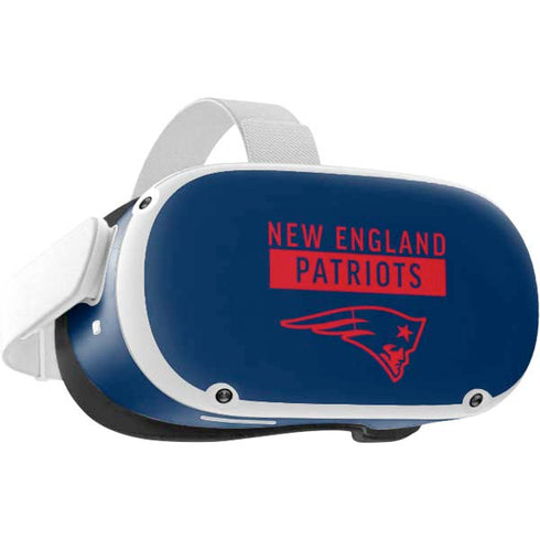 NFL New England Patriots Blue Performance Series Oculus Quest 2 Skin