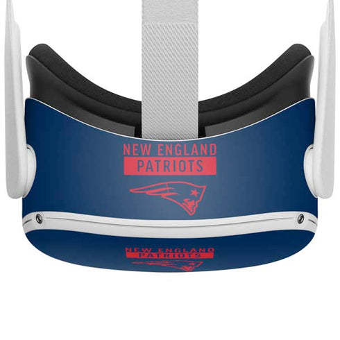 NFL New England Patriots Blue Performance Series Oculus Quest 2 Skin