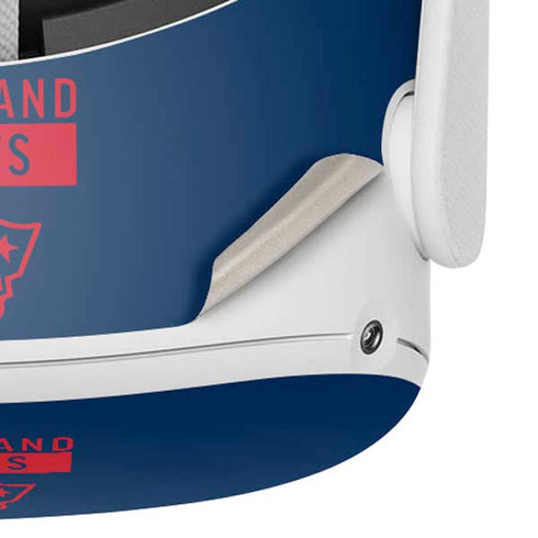 NFL New England Patriots Blue Performance Series Oculus Quest 2 Skin