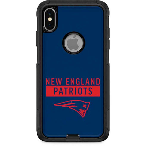 NFL New England Patriots Blue Performance Series Otterbox Commuter iPhone Skin
