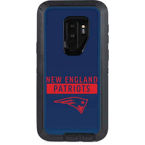 NFL New England Patriots Blue Performance Series Otterbox Defender Galaxy Skin