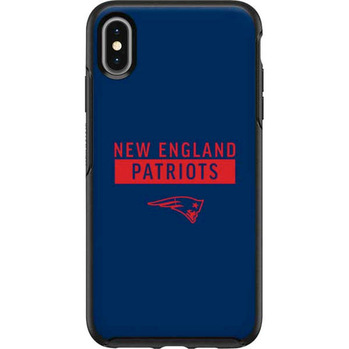 NFL New England Patriots Blue Performance Series Otterbox Symmetry iPhone Skin