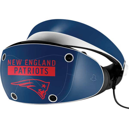NFL New England Patriots Blue Performance Series PlayStation VR2 Skin