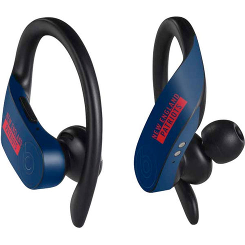 NFL New England Patriots Blue Performance Series PowerBeats Pro Skin