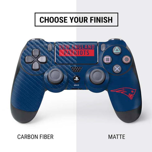 NFL New England Patriots Blue Performance Series PS4 Controller Skin