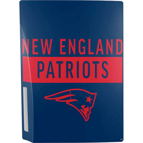 NFL New England Patriots Blue Performance Series PS5 Console Skin