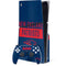 NFL New England Patriots Blue Performance Series PS5 Slim Disk Bundle Skin
