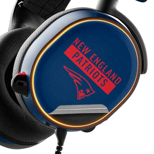 NFL New England Patriots Blue Performance Series SteelSeries Arctis 5 Skin