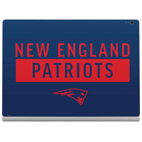 NFL New England Patriots Blue Performance Series Surface Book 2 13.5in Skin