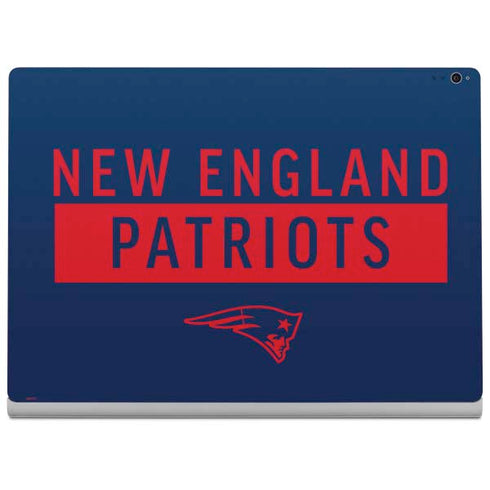 NFL New England Patriots Blue Performance Series Surface Book 2 15in Skin