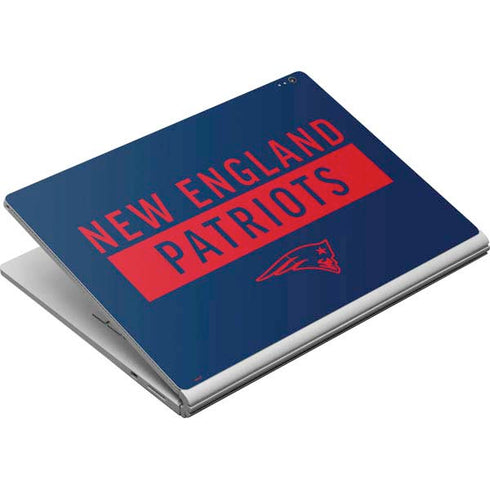 NFL New England Patriots Blue Performance Series Surface Book Skin