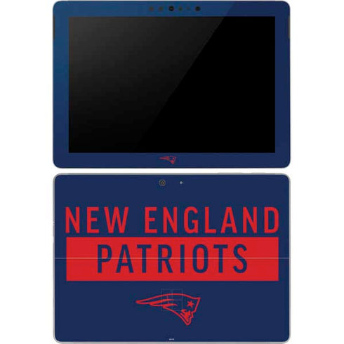 NFL New England Patriots Blue Performance Series Surface Go Skin